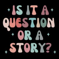 Is It A Question Or A Story Wool Snapback Cap
