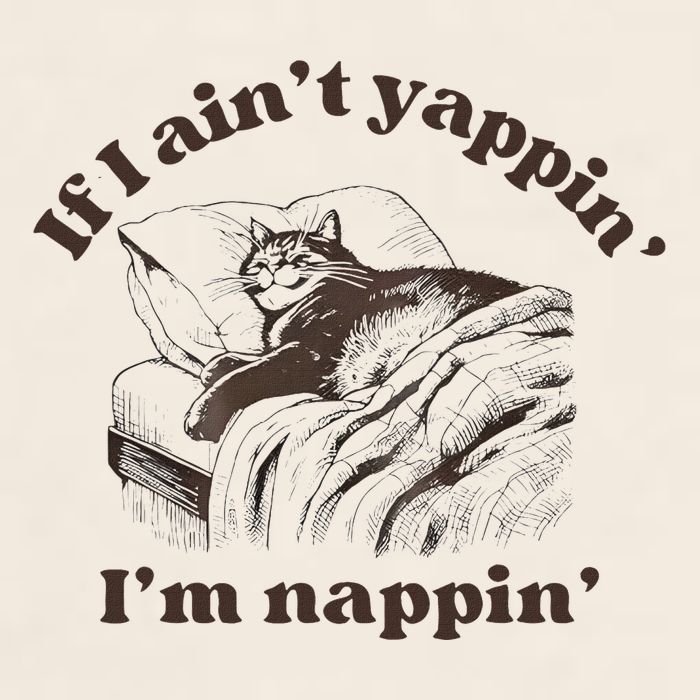 If I Aint Nappin Im Yappin Yapper Garment-Dyed Women's Muscle Tee