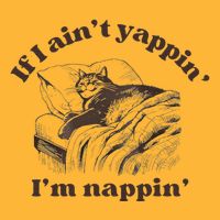 If I Aint Nappin Im Yappin Yapper Pom Pom 12in Knit Beanie