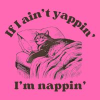 If I Aint Nappin Im Yappin Yapper Stripe Pom Pom Beanie