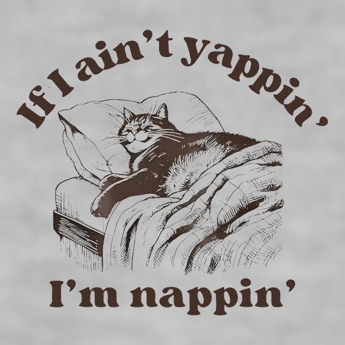 If I Aint Nappin Im Yappin Yapper Ladies PosiCharge Tri-Blend Wicking Tank