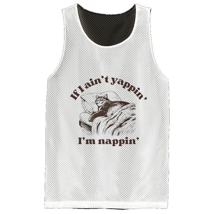 If I Aint Nappin Im Yappin Yapper Mesh Reversible Basketball Jersey Tank