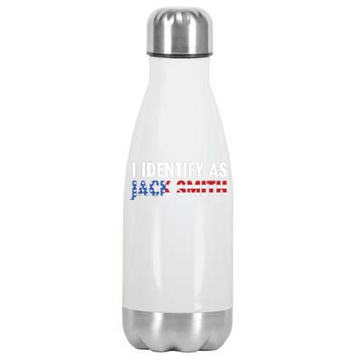 I Identify As Jack Smith Stainless Steel Insulated Water Bottle