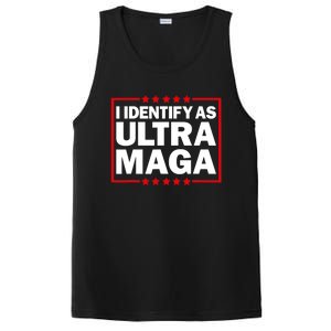 I Identify As Ultra MAGA, Ultra MAGA And Proud 4th Of July PosiCharge Competitor Tank