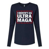 I Identify As Ultra MAGA, Ultra MAGA And Proud 4th Of July Womens Cotton Relaxed Long Sleeve T-Shirt