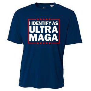 I Identify As Ultra MAGA, Ultra MAGA And Proud 4th Of July Cooling Performance Crew T-Shirt