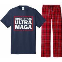 I Identify As Ultra MAGA, Ultra MAGA And Proud 4th Of July Pajama Set