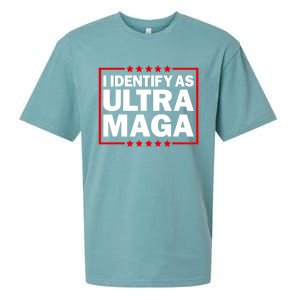 I Identify As Ultra MAGA, Ultra MAGA And Proud 4th Of July Sueded Cloud Jersey T-Shirt