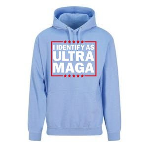 I Identify As Ultra MAGA, Ultra MAGA And Proud 4th Of July Unisex Surf Hoodie