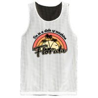 I'm In A State Of Sunshine Florida Beach Sun Mesh Reversible Basketball Jersey Tank