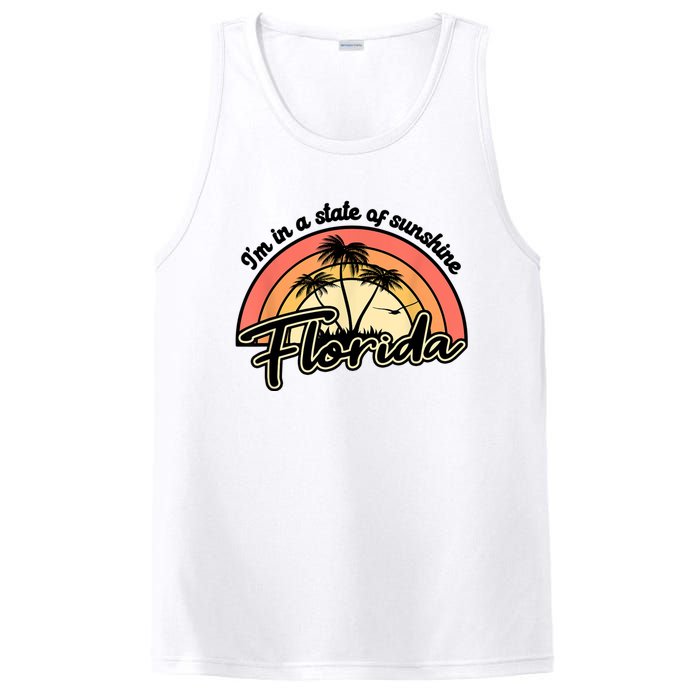 I'm In A State Of Sunshine Florida Beach Sun PosiCharge Competitor Tank