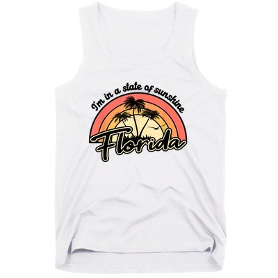 I'm In A State Of Sunshine Florida Beach Sun Tank Top