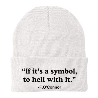 If ItS A Symbol To Hell With It Knit Cap Winter Beanie