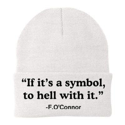 If ItS A Symbol To Hell With It Knit Cap Winter Beanie