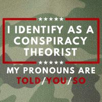 I Identify As A Conspiracy Theorist My Pronouns Are Told Legacy Tie Dye Trucker Hat
