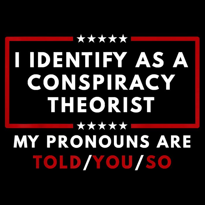 I Identify As A Conspiracy Theorist My Pronouns Are Told Daily Commute Backpack