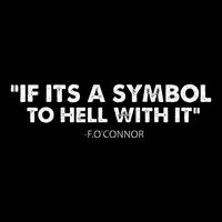 If ItS A Symbol To Hell With It Mousepad