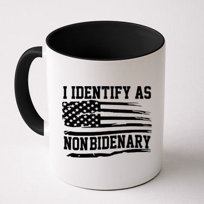I Identify As Non Bidenary Anti Joe Biden Mug