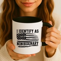 I Identify As Non Bidenary Anti Joe Biden Mug