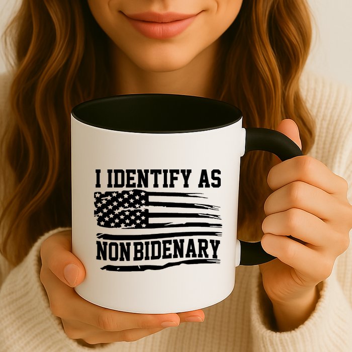 I Identify As Non Bidenary Anti Joe Biden Mug