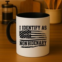I Identify As Non Bidenary Anti Joe Biden Mug
