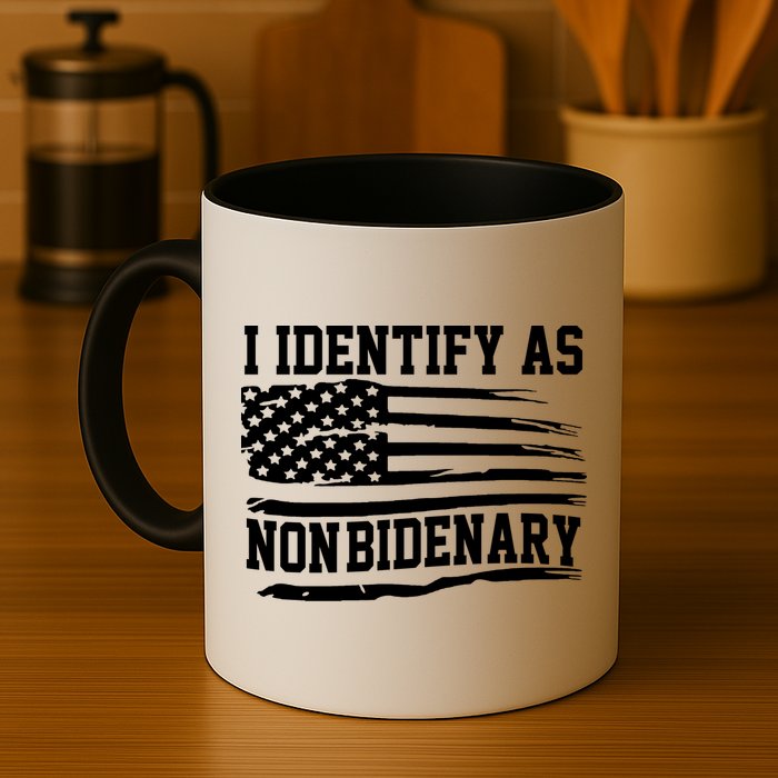 I Identify As Non Bidenary Anti Joe Biden Mug