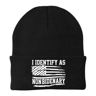 I Identify As Non Bidenary Anti Joe Biden Beanie