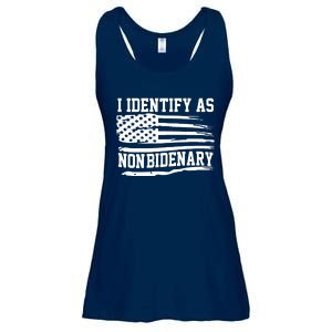 I Identify As Non Bidenary Anti Joe Biden Ladies Essential Flowy Tank