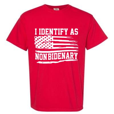 I Identify As Non Bidenary Anti Joe Biden Garment-Dyed Heavyweight T-Shirt