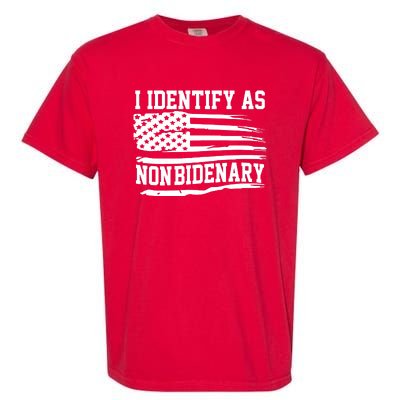 I Identify As Non Bidenary Anti Joe Biden Garment-Dyed Heavyweight T-Shirt