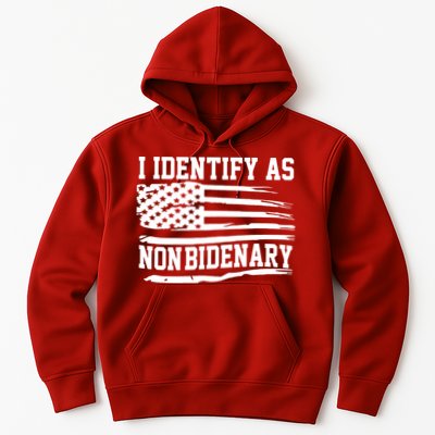 I Identify As Non Bidenary Anti Joe Biden Hoodie