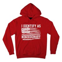 I Identify As Non Bidenary Anti Joe Biden Hoodie