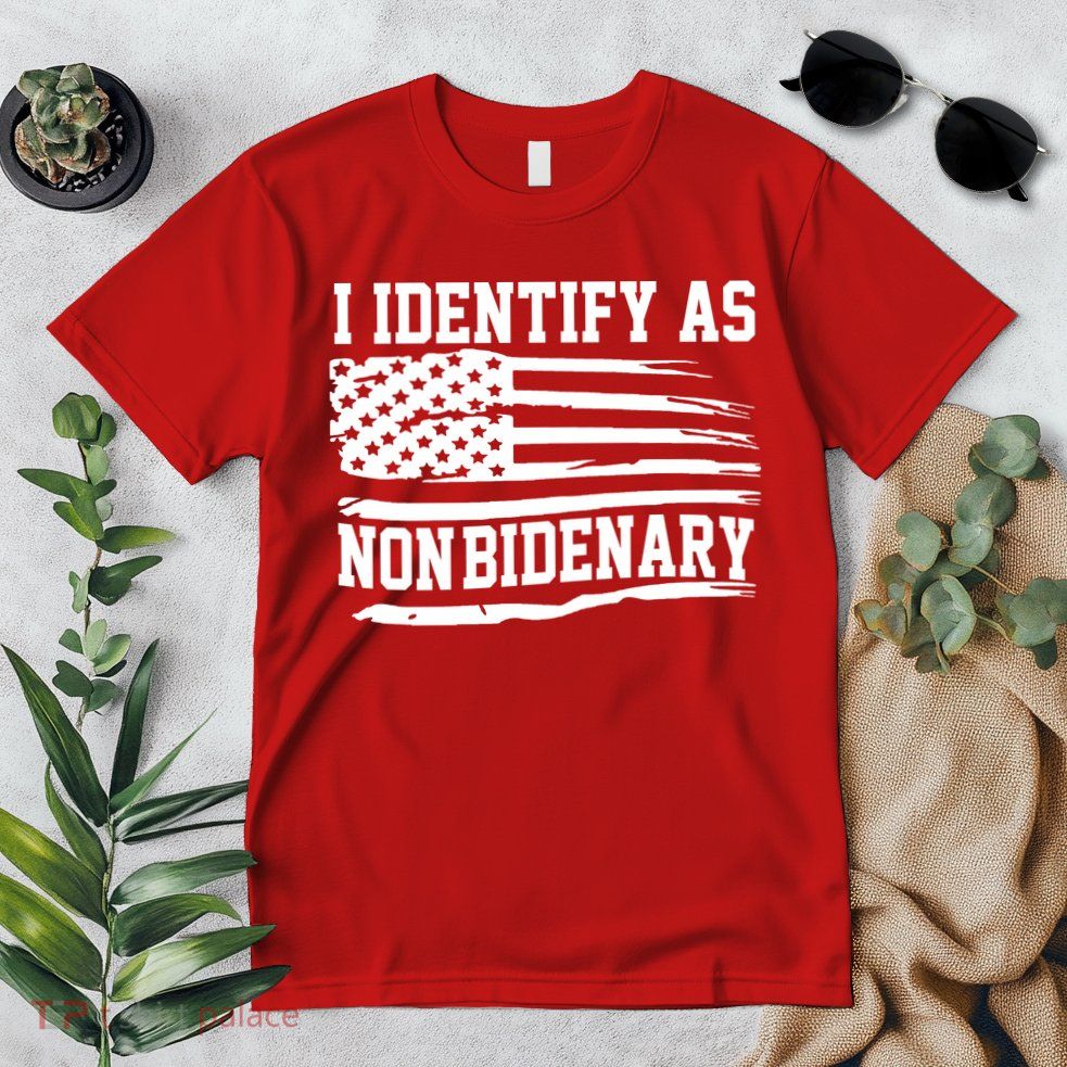 I Identify As Non Bidenary Anti Joe Biden Premium T-Shirt