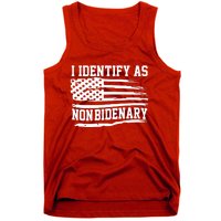 I Identify As Non Bidenary Anti Joe Biden Tank Top