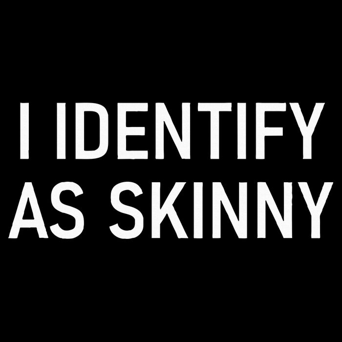 I Identify As Skinny Funny Jokes Sarcastic City Backpack