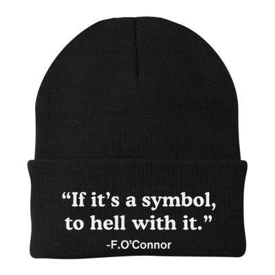 If ItS A Symbol To Hell With It Knit Cap Winter Beanie
