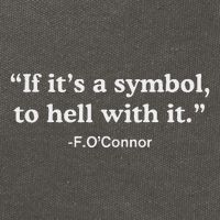 If ItS A Symbol To Hell With It Cotton Canvas Backpack