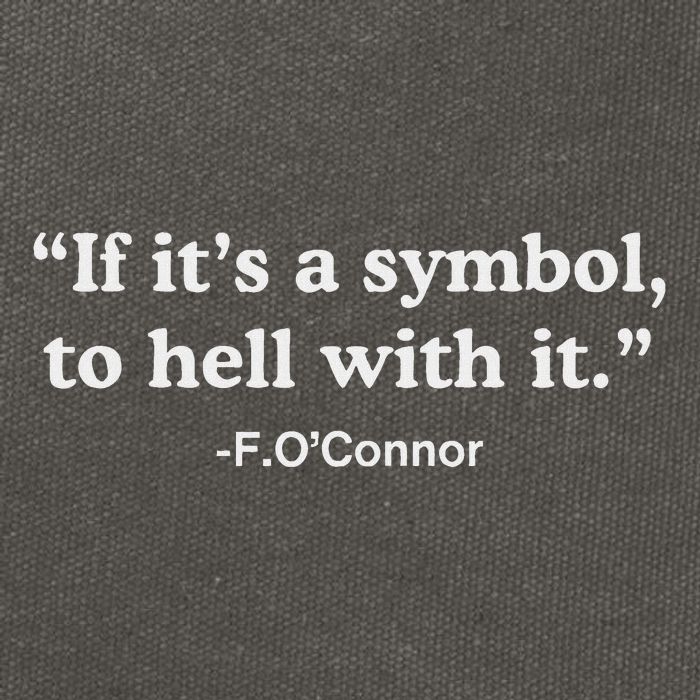 If ItS A Symbol To Hell With It Cotton Canvas Backpack