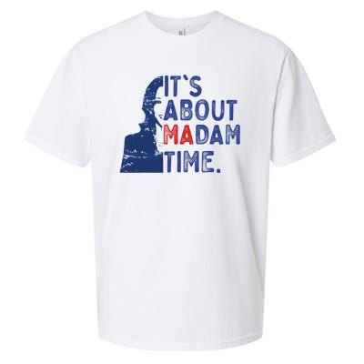 ItS Is About Madam Time Election 2024 Harris Funny Sueded Cloud Jersey T-Shirt