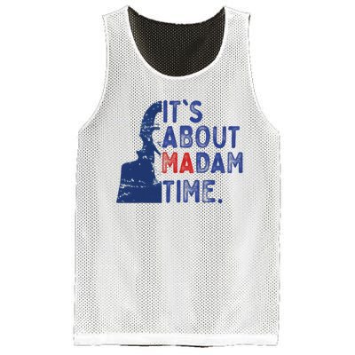 ItS Is About Madam Time Election 2024 Harris Funny Mesh Reversible Basketball Jersey Tank