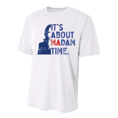 ItS Is About Madam Time Election 2024 Harris Funny Performance Sprint T-Shirt