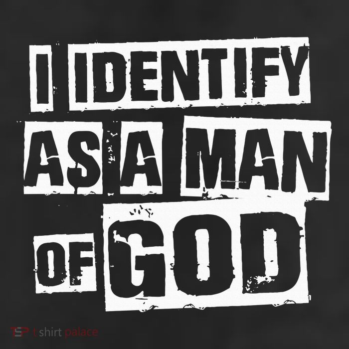 I Identify As A Man Of God Adult Drive Performance Visor
