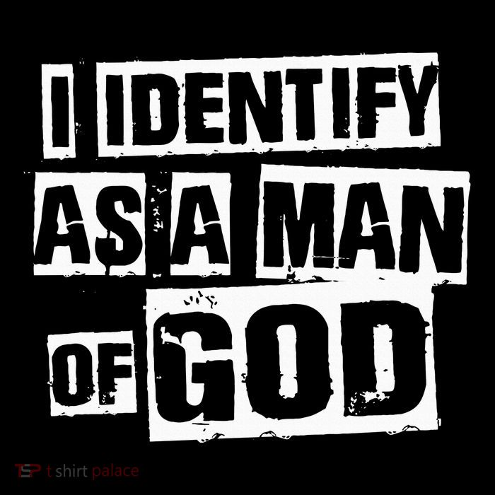 I Identify As A Man Of God Zip Tote Bag