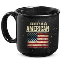 I Identify As An American Flag 15oz Campfire Ceramic Mug