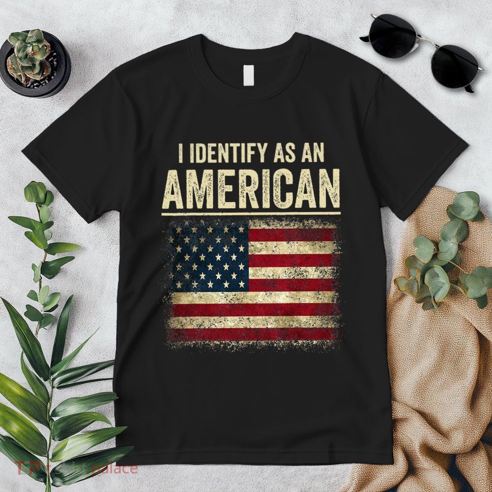 I Identify As An American Flag Premium T-Shirt