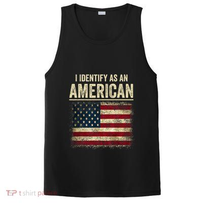 I Identify As An American Flag PosiCharge Competitor Tank