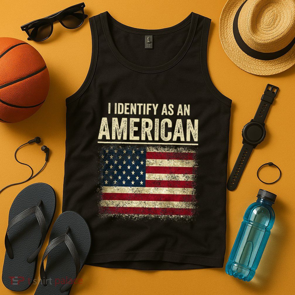 I Identify As An American Flag Tank Top