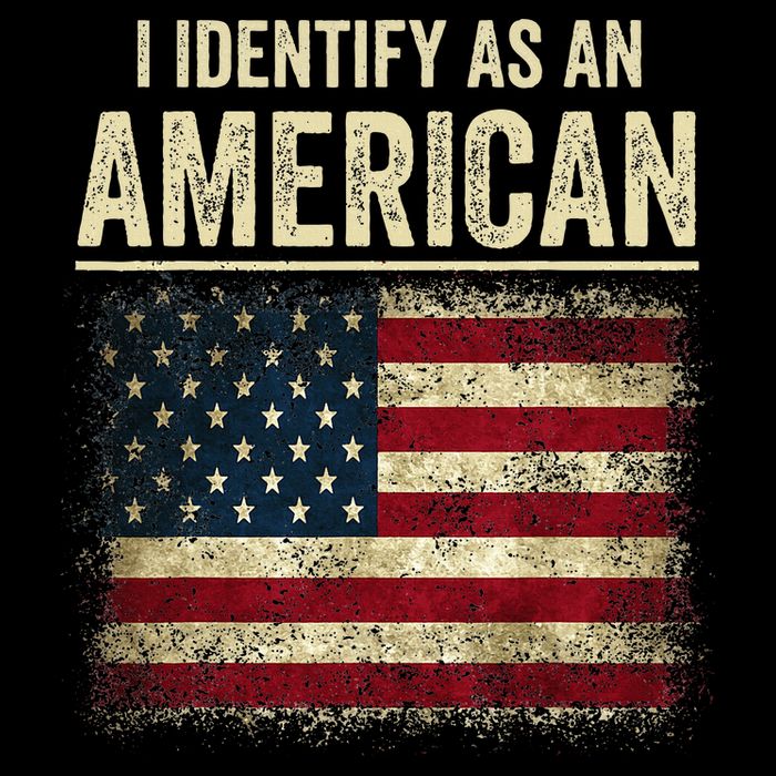 I Identify As An American Flag Wool Snapback Cap