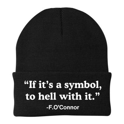 If ItS A Symbol To Hell With It Knit Cap Winter Beanie