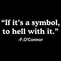 If ItS A Symbol To Hell With It Flat Bill Trucker Hat